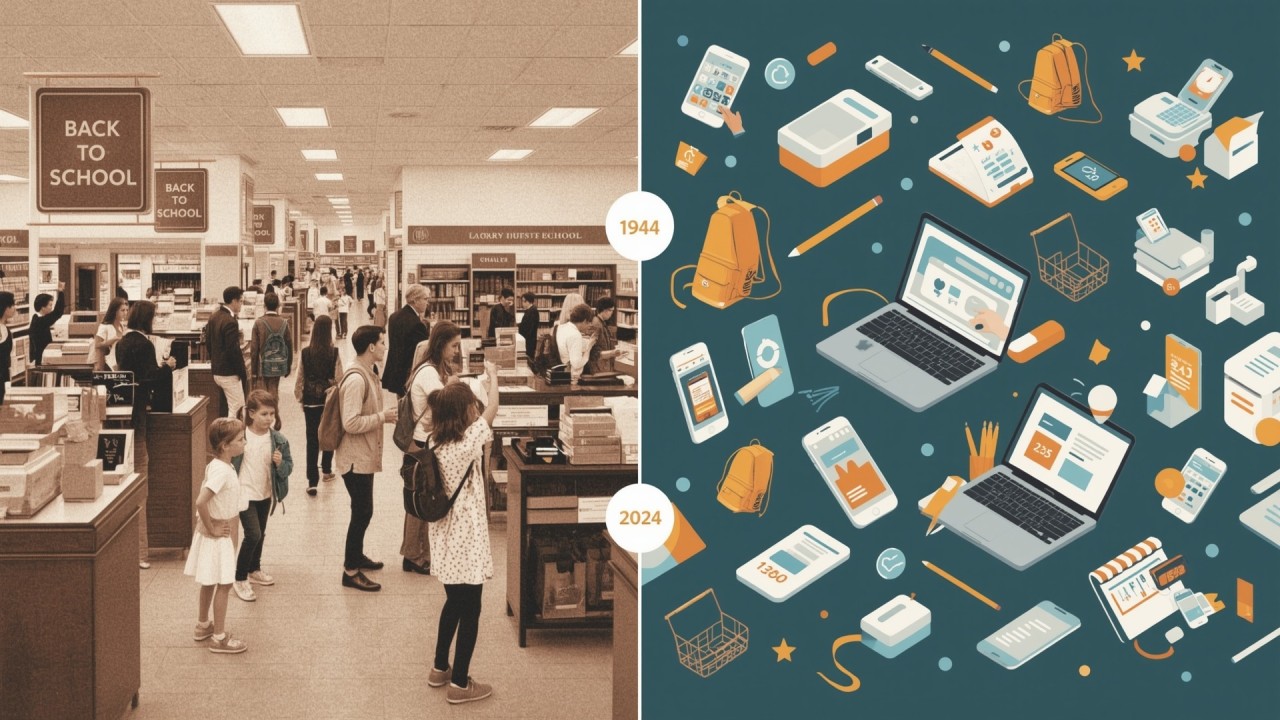L'évolution historique du 'Back to School' : De la tradition retail au phénomène e-commerce