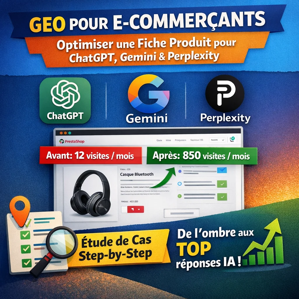 GEO for e-commerce: how I optimized a product page to appear in ChatGPT, Gemini and Perplexity answers