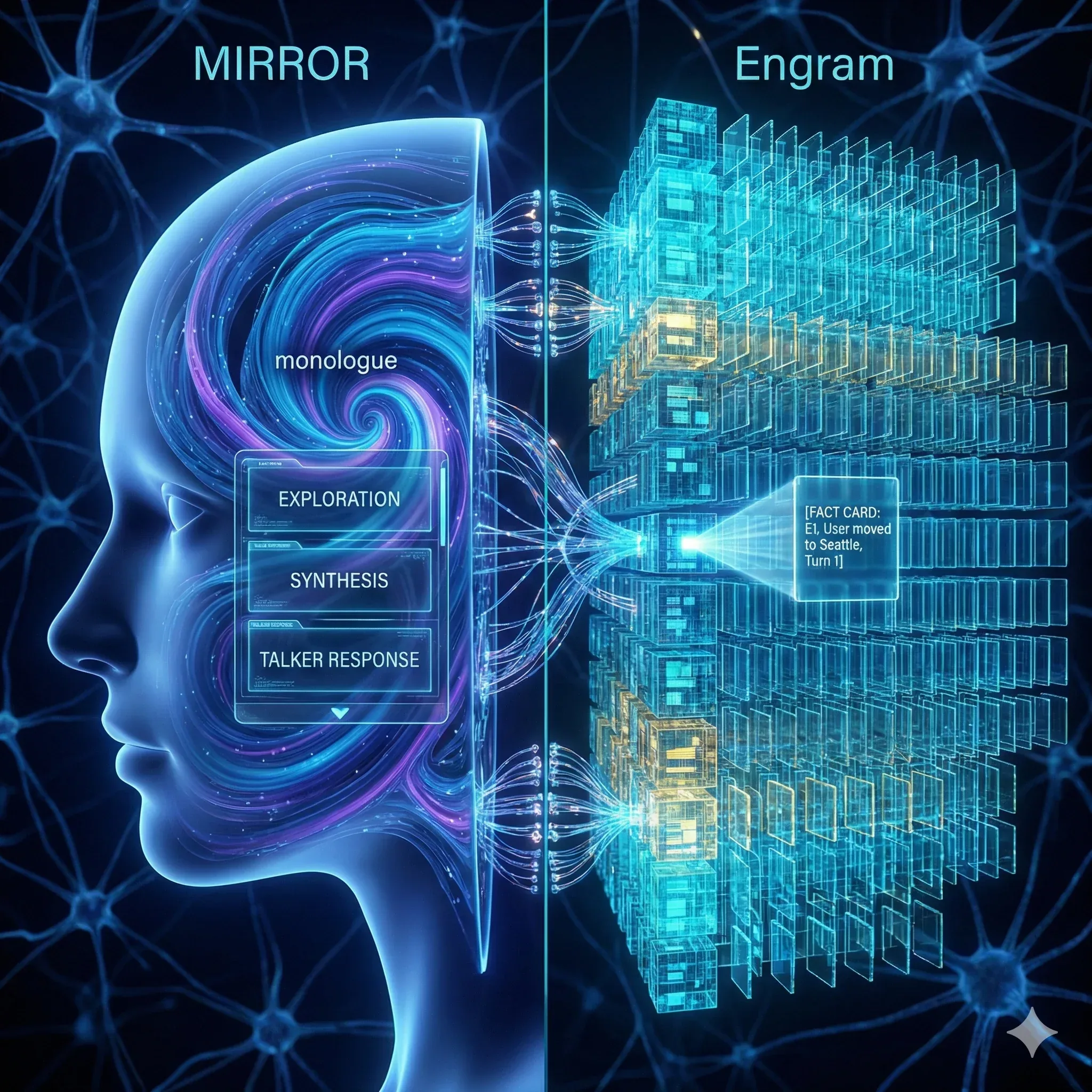 MIRROR et Engram : Comment l'IA Apprend à Penser et à Se Souvenir