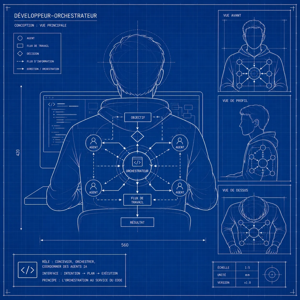 Le développeur-orchestrateur #4 — Le nouveau métier : cadrer, orchestrer, arbitrer
