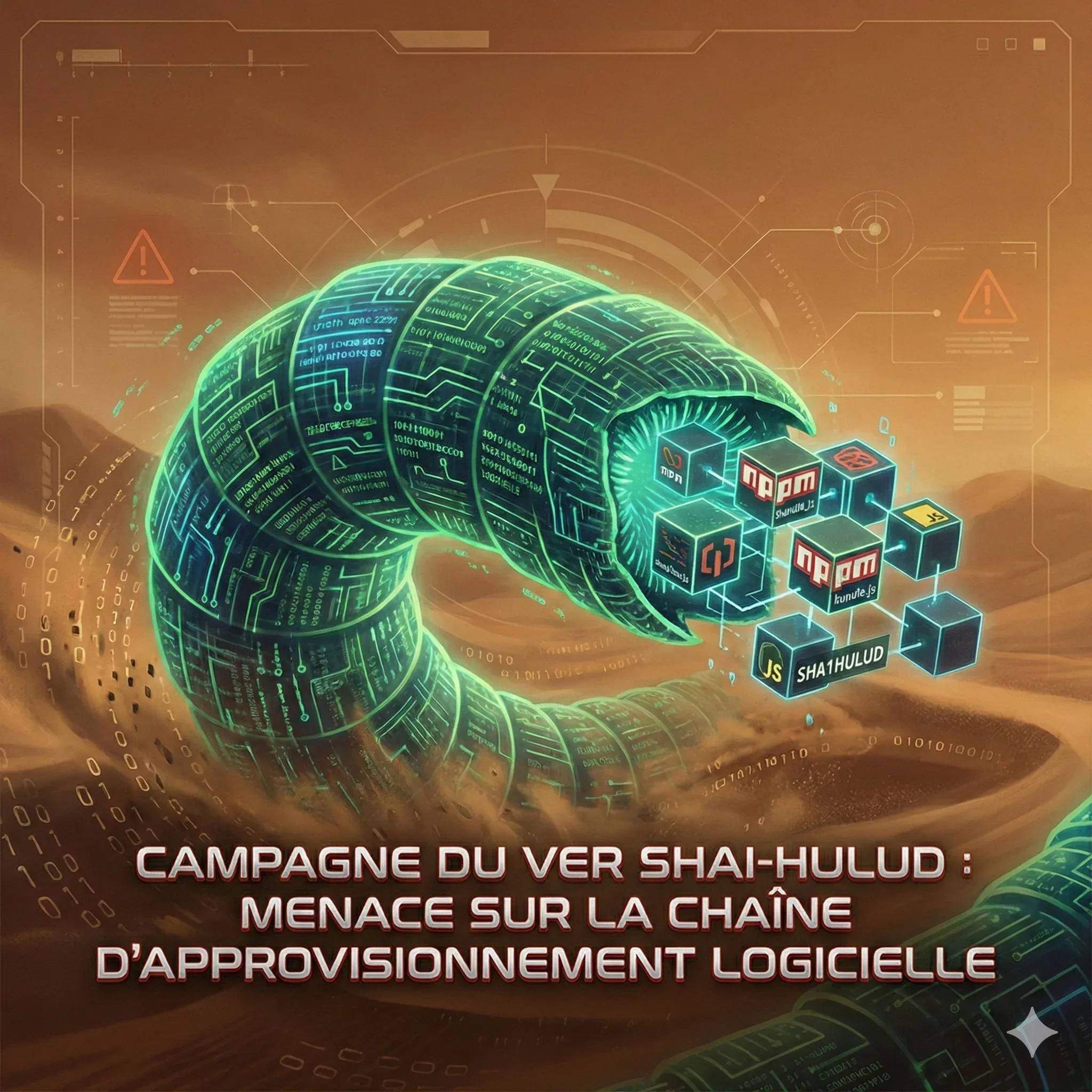 Comprendre le ver malveillant Shai-Hulud : Quand npm install devient une porte dérobée