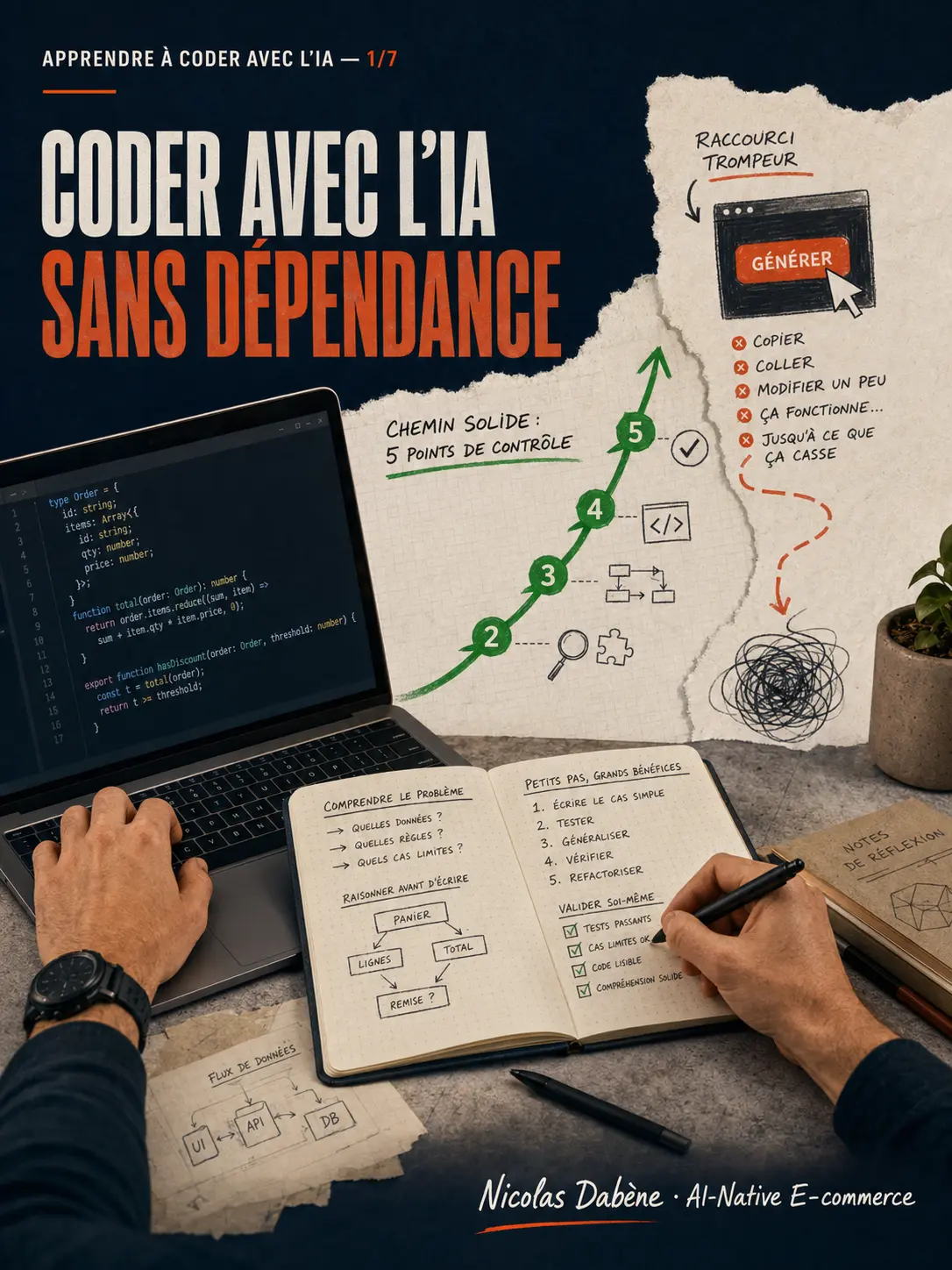 Débuter avec Claude Code ou Codex sans devenir dépendant de l’IA
