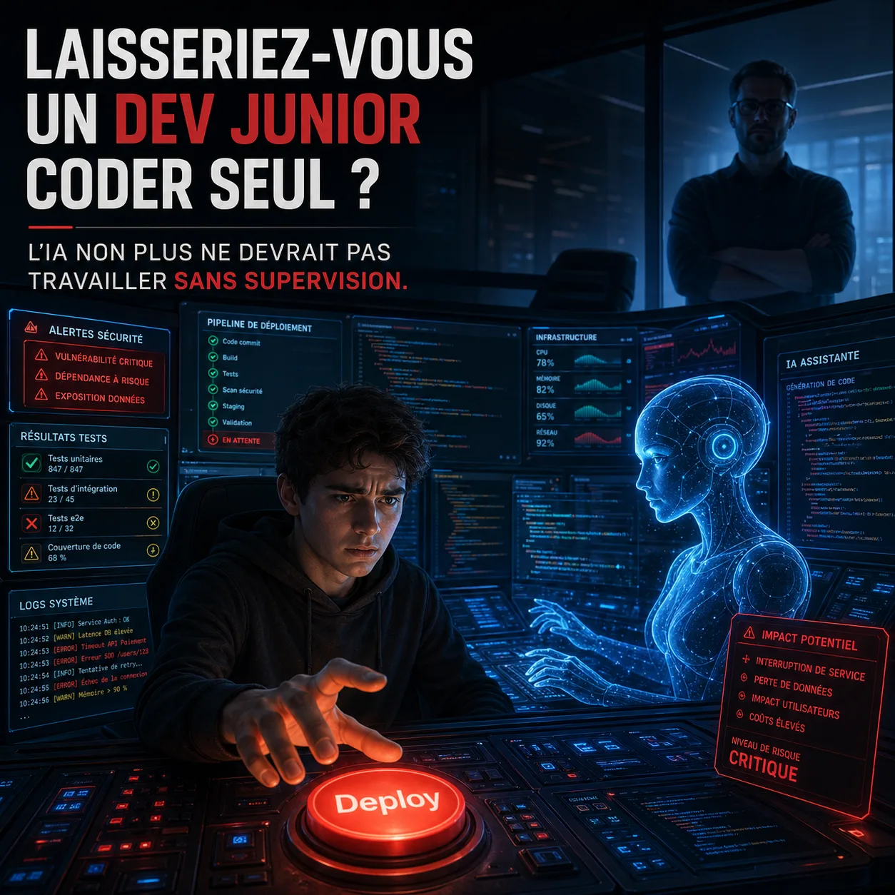 Laisseriez-vous un dev junior coder seul?