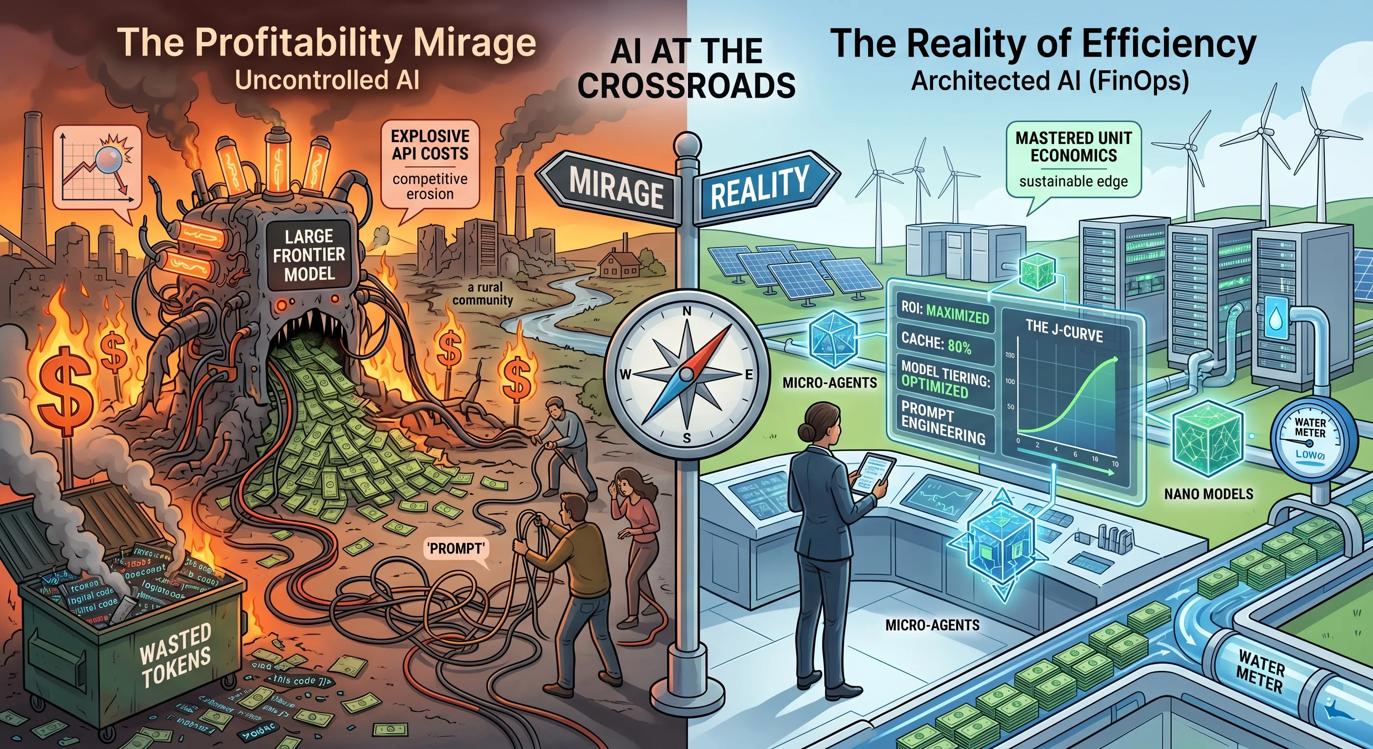 AI at the Crossroads: Between the Profitability Mirage and the Reality of Efficiency